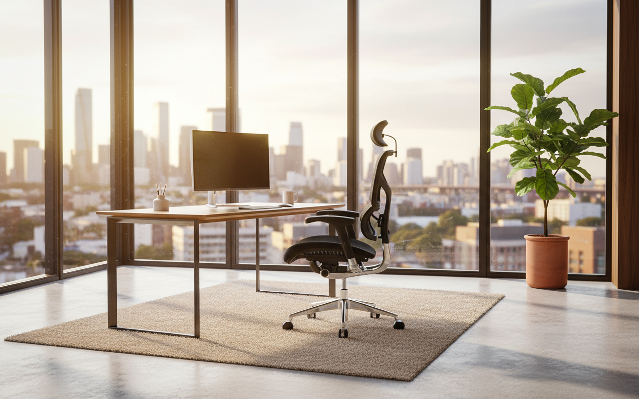 ergonomic-chair-platinum office-chair-platinum-side-morning-office