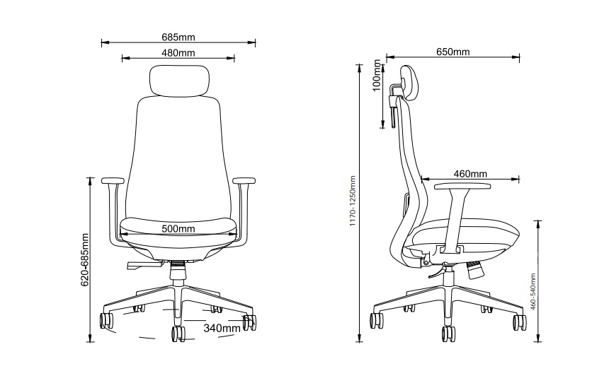 ergonomic-office-chair-copper-v1-dimensions